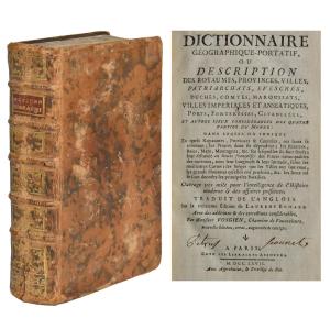 Abbé Vosgien "portable Geographical Dictionary..." Paris, 1768 