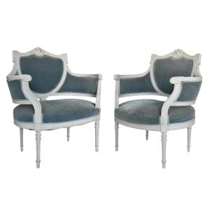 Pair Of Louis XVI Style Canopies