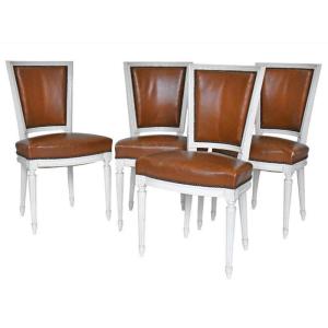 Set Of 4 Louis XVI Style Chairs