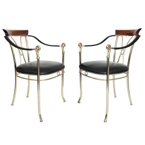 Pair Of Armchairs By Designer Vidal Grau, Spain, 1980s/90s