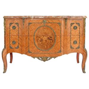 Louis XV Style Chest Of Drawers 