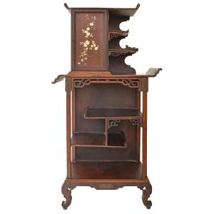 Japanese-style Cabinet In The Style Of Gabriel Viardot