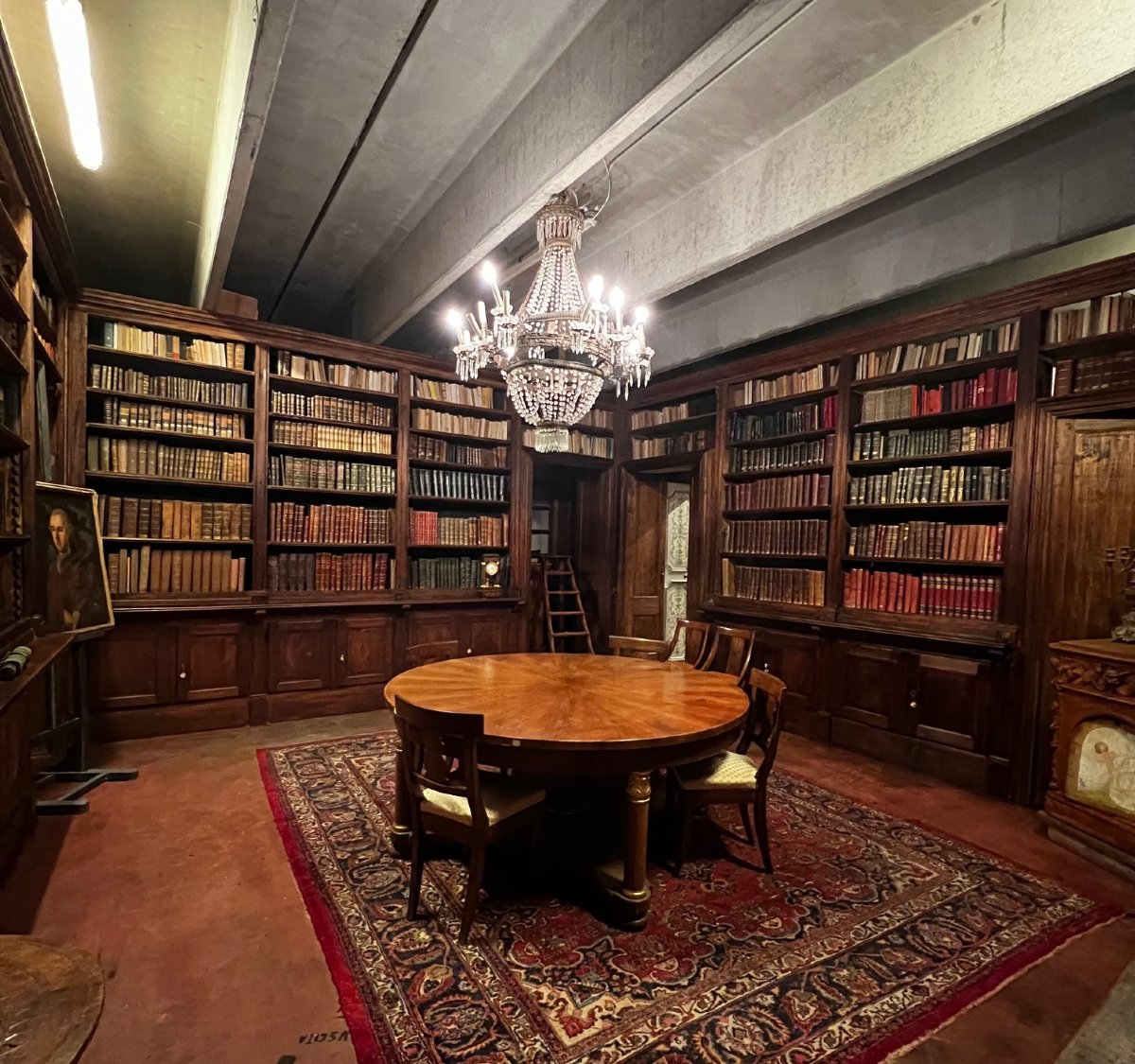 Biblioteca su quattro lati, epoca '600, provenienza Piemonte-photo-4