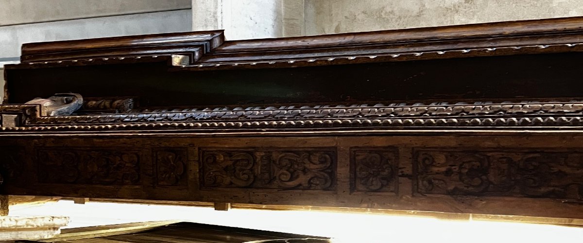 Portale in legno laccato, epoca '800-photo-6
