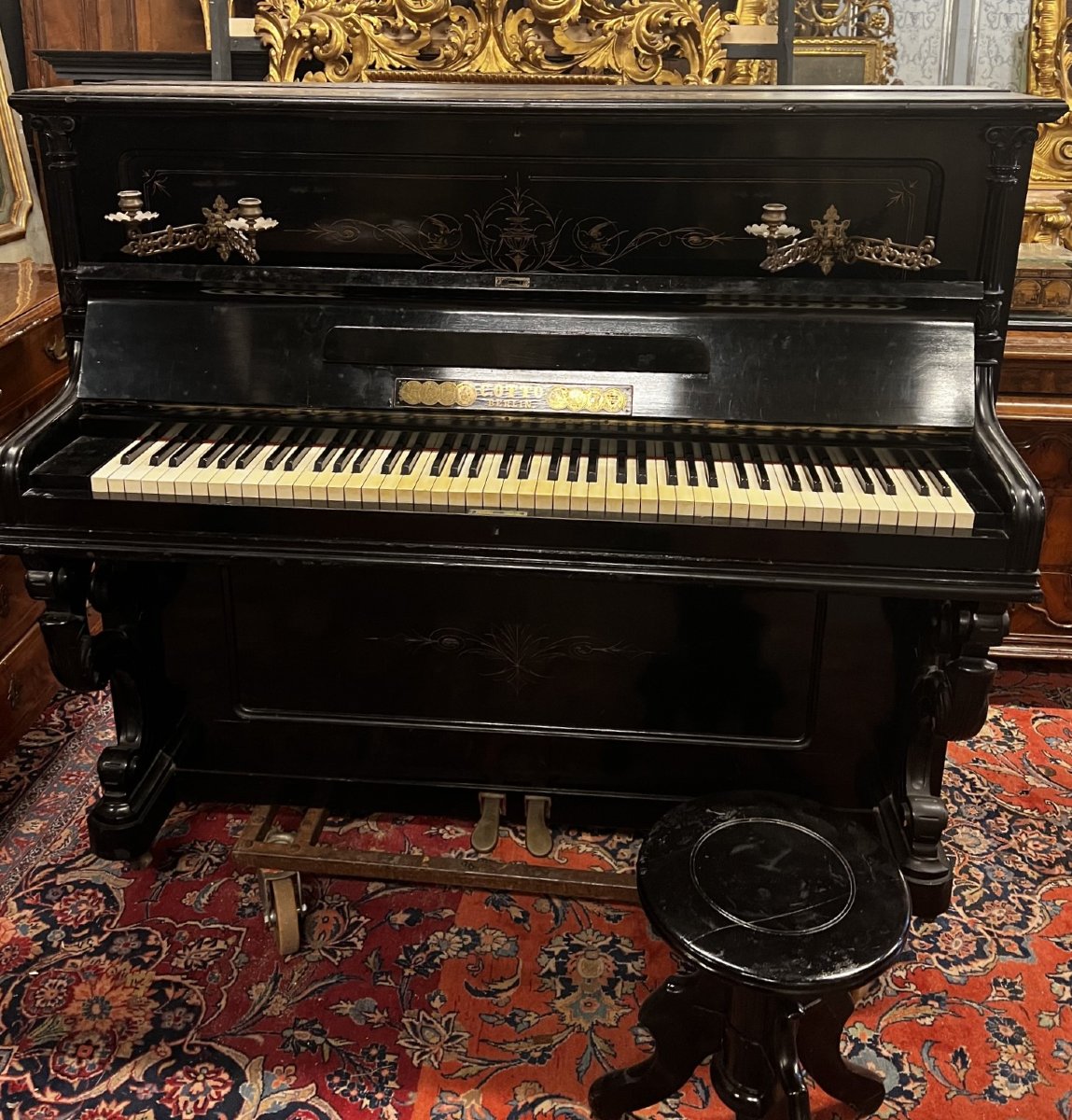 Pianoforte C. Otto Berlin, epoca '800-photo-1
