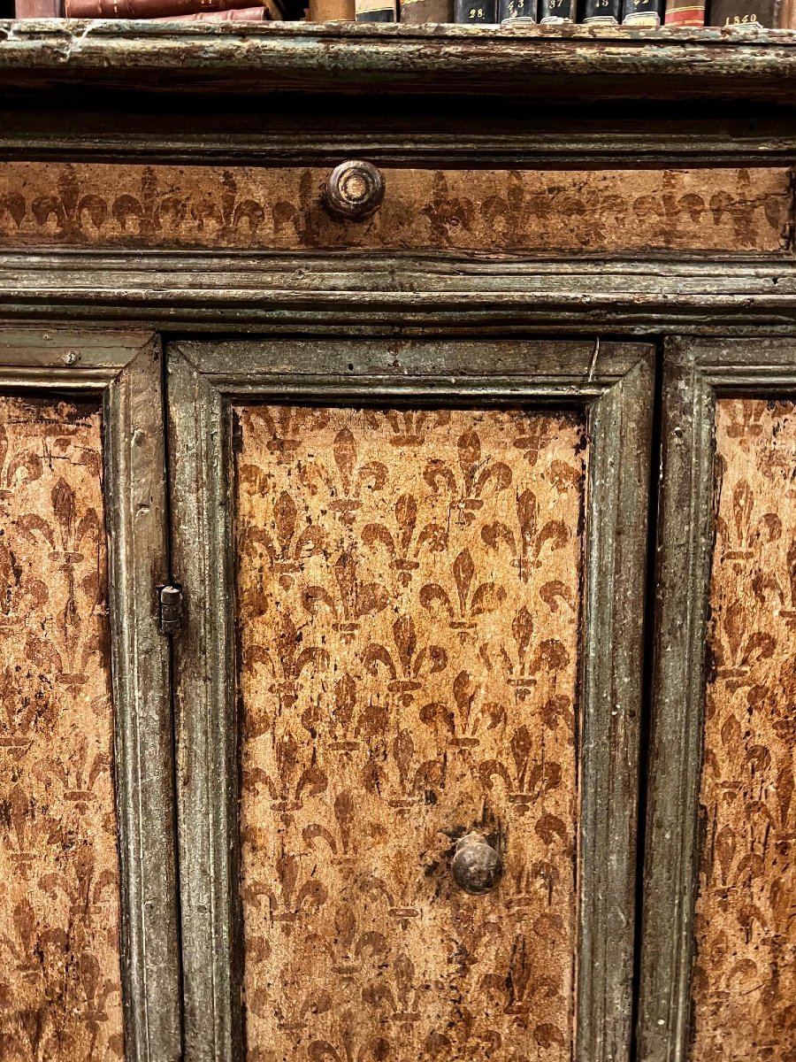 Antica credenza laccata, epoca '700-photo-3