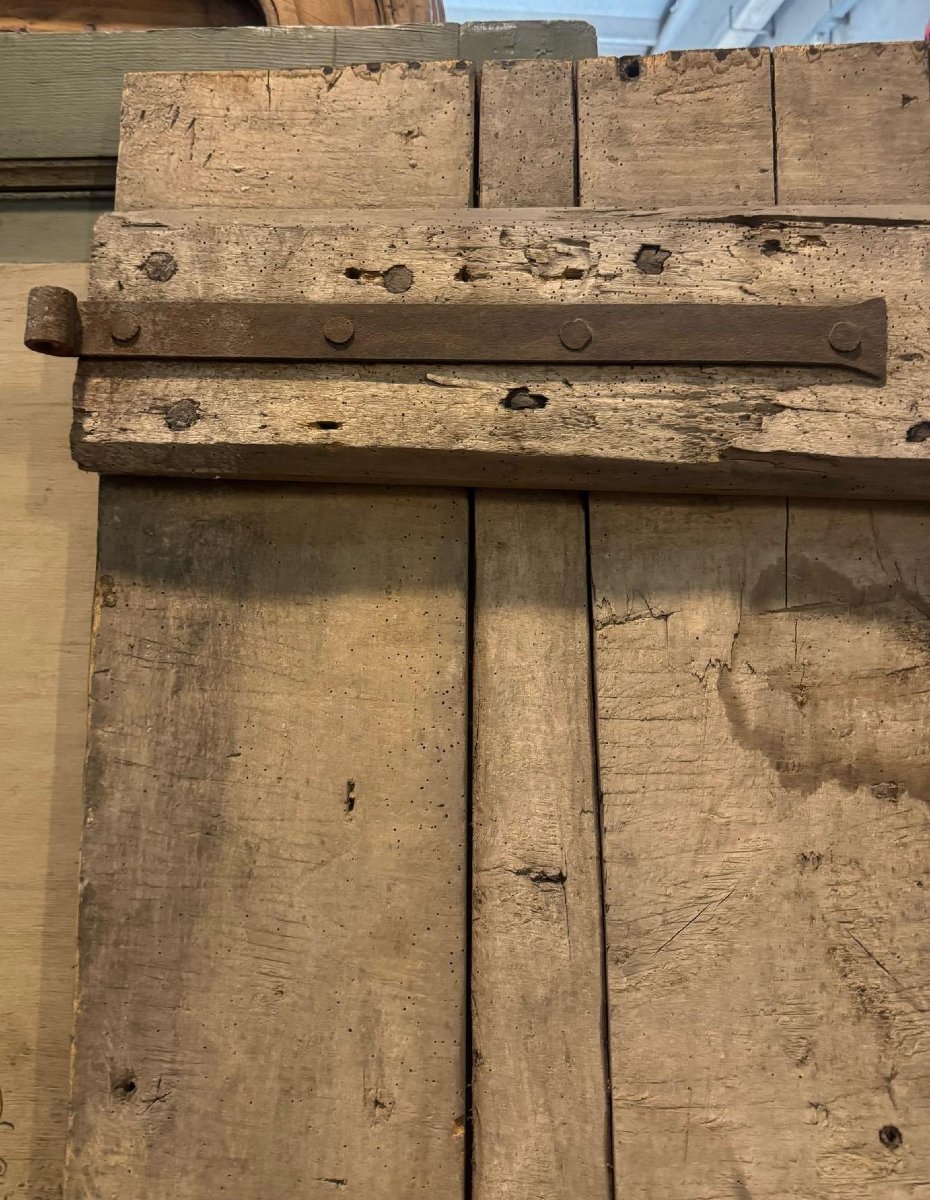N. 10 porte simili in legno, epoca '800, Misure diverse: circa cm 70/90 x H 195/200-photo-3