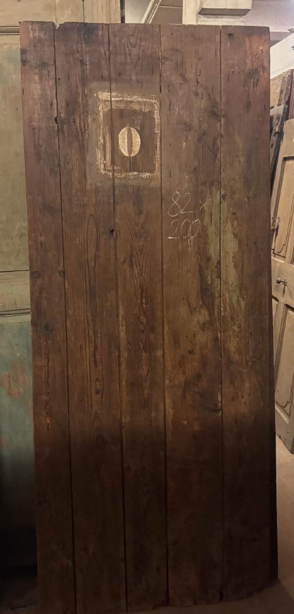 N. 10 porte simili in legno, epoca '800, Misure diverse: circa cm 70/90 x H 195/200-photo-1
