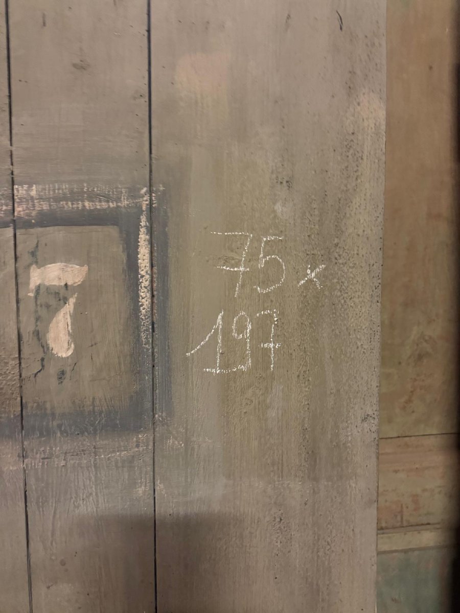 N. 10 porte simili in legno, epoca '800, Misure diverse: circa cm 70/90 x H 195/200-photo-2