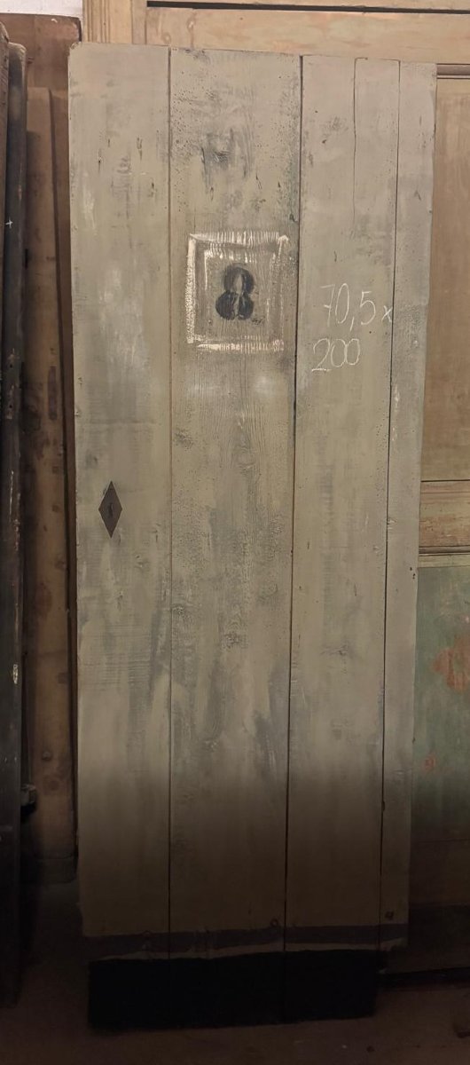 N. 10 porte simili in legno, epoca '800, Misure diverse: circa cm 70/90 x H 195/200-photo-3