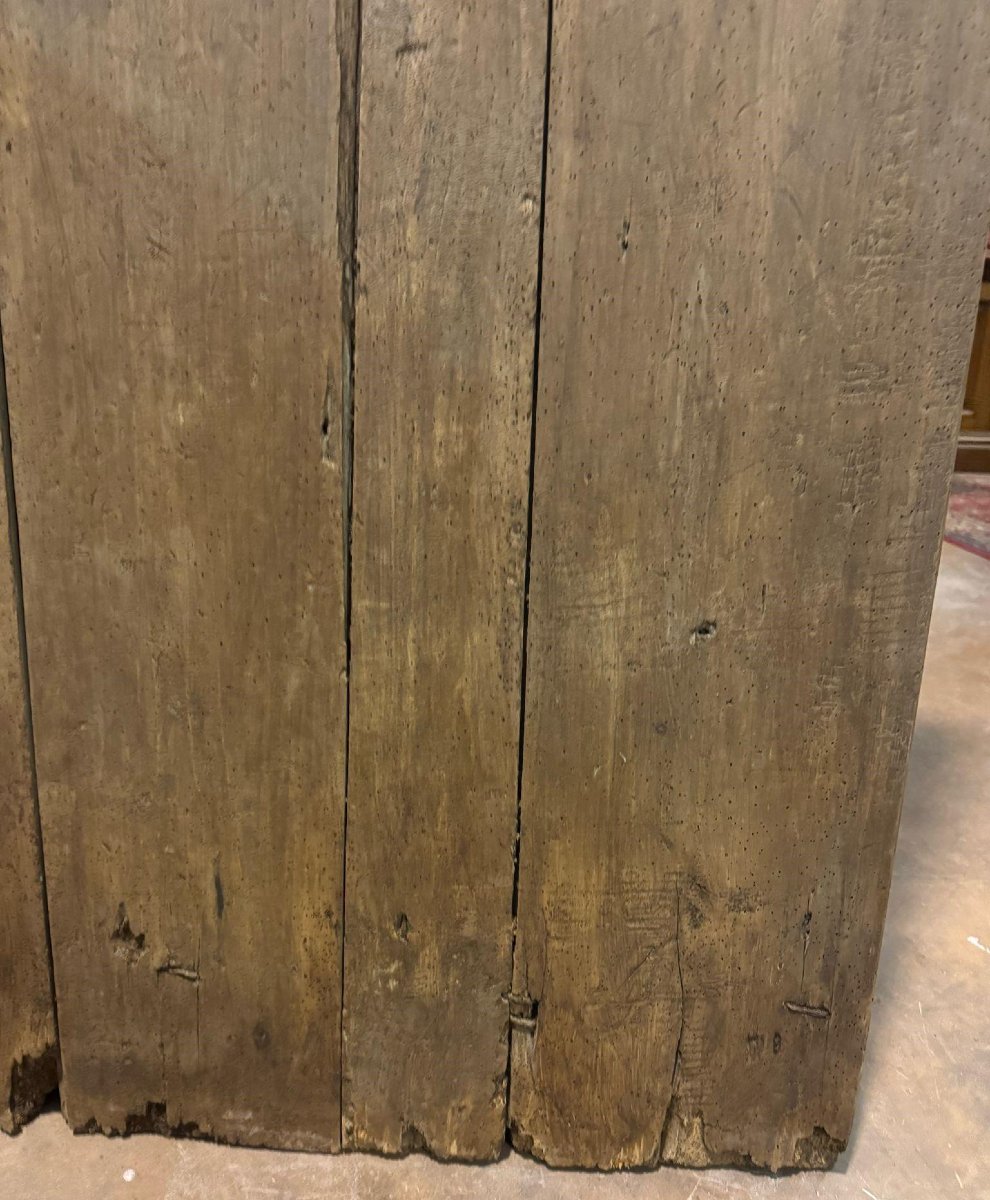 N. 10 porte simili in legno, epoca '800, Misure diverse: circa cm 70/90 x H 195/200-photo-6