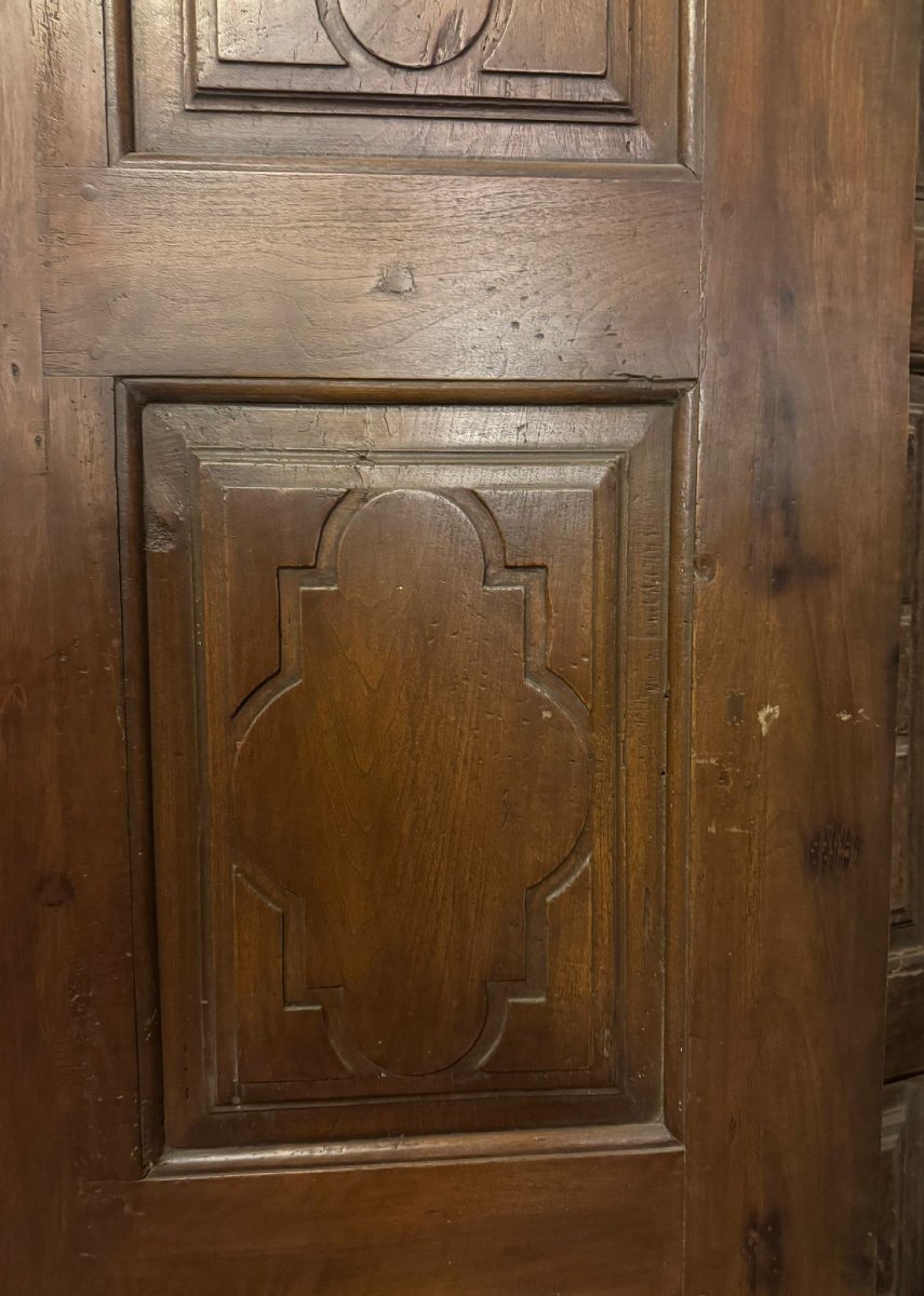 Porta a un battente, in legno di noce, epoca '700-photo-4