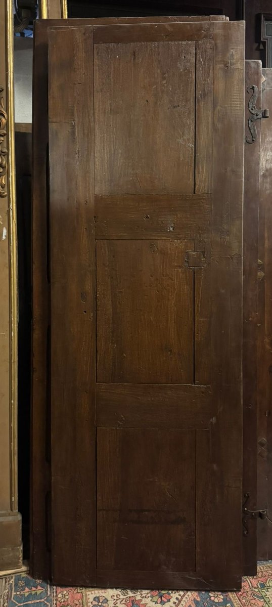 Porta a un battente, in legno di noce, epoca '700-photo-1