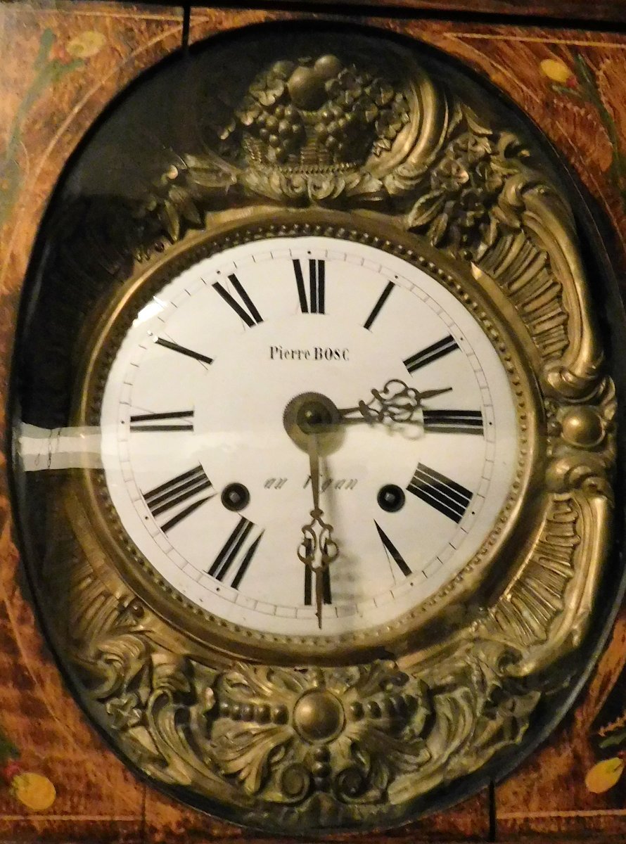Orologio a pendolo da terra, epoca '800-photo-4