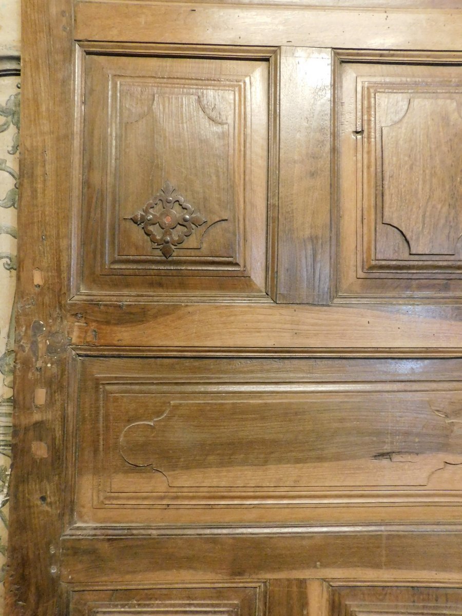 Porta a un battente, in noce, epoca '700-photo-4