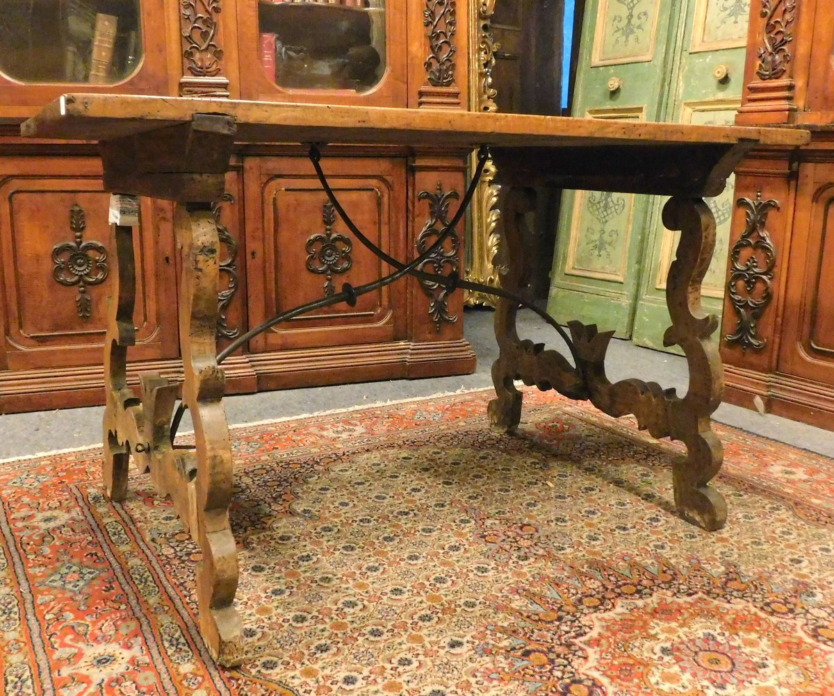 Tavolo Fratino in legno di noce, epoca '700