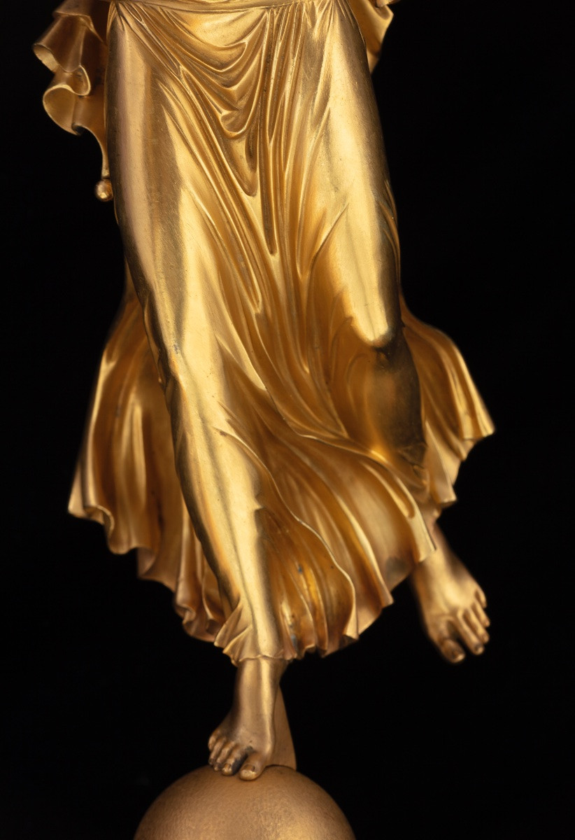 COPPIA DI CANDELABRI IN BRONZO DORAATO-photo-4