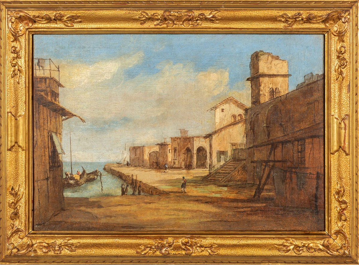 COPPIA DI DIPINTI LAGUNA DI VENEZIA-photo-2