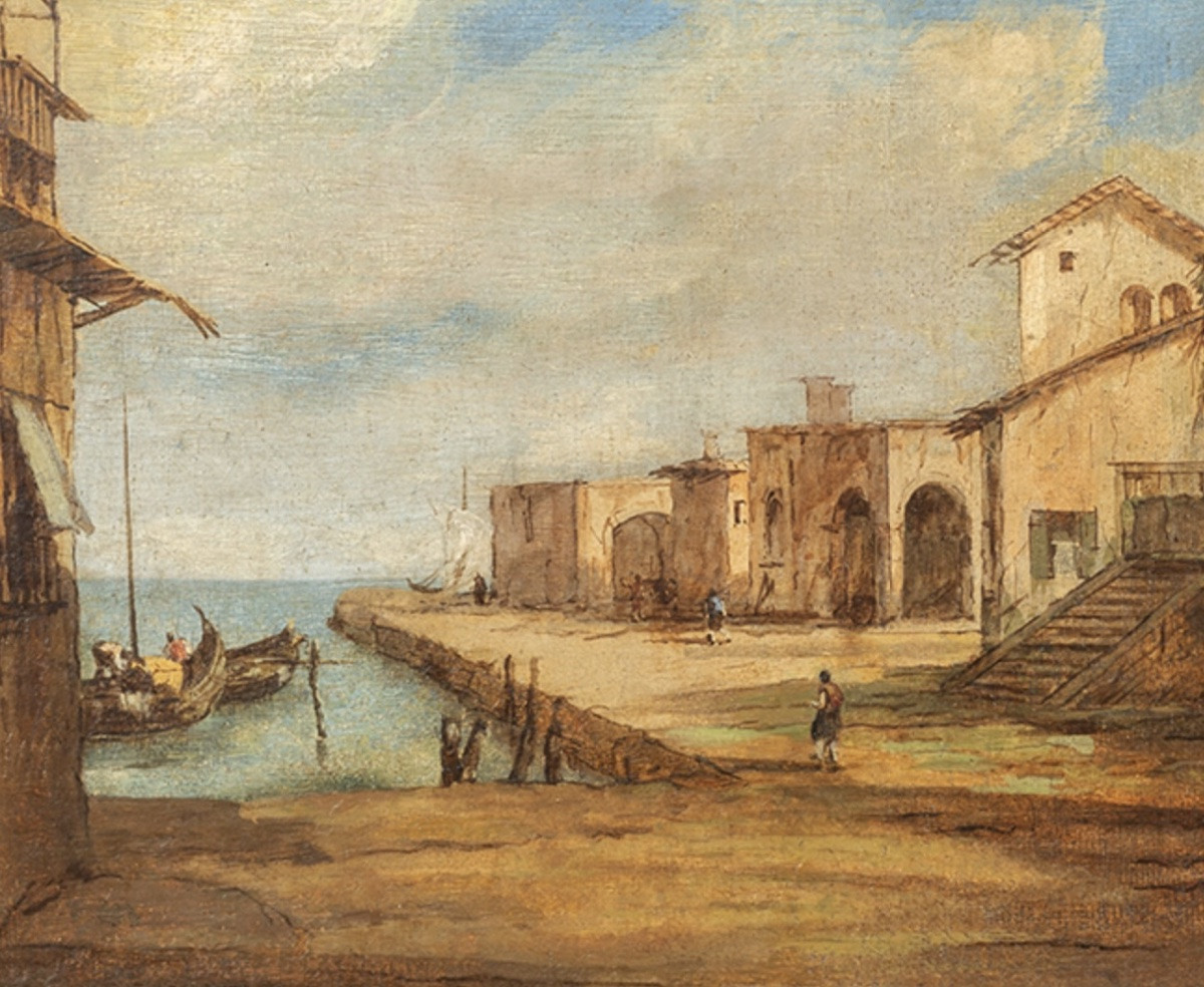 COPPIA DI DIPINTI LAGUNA DI VENEZIA-photo-4