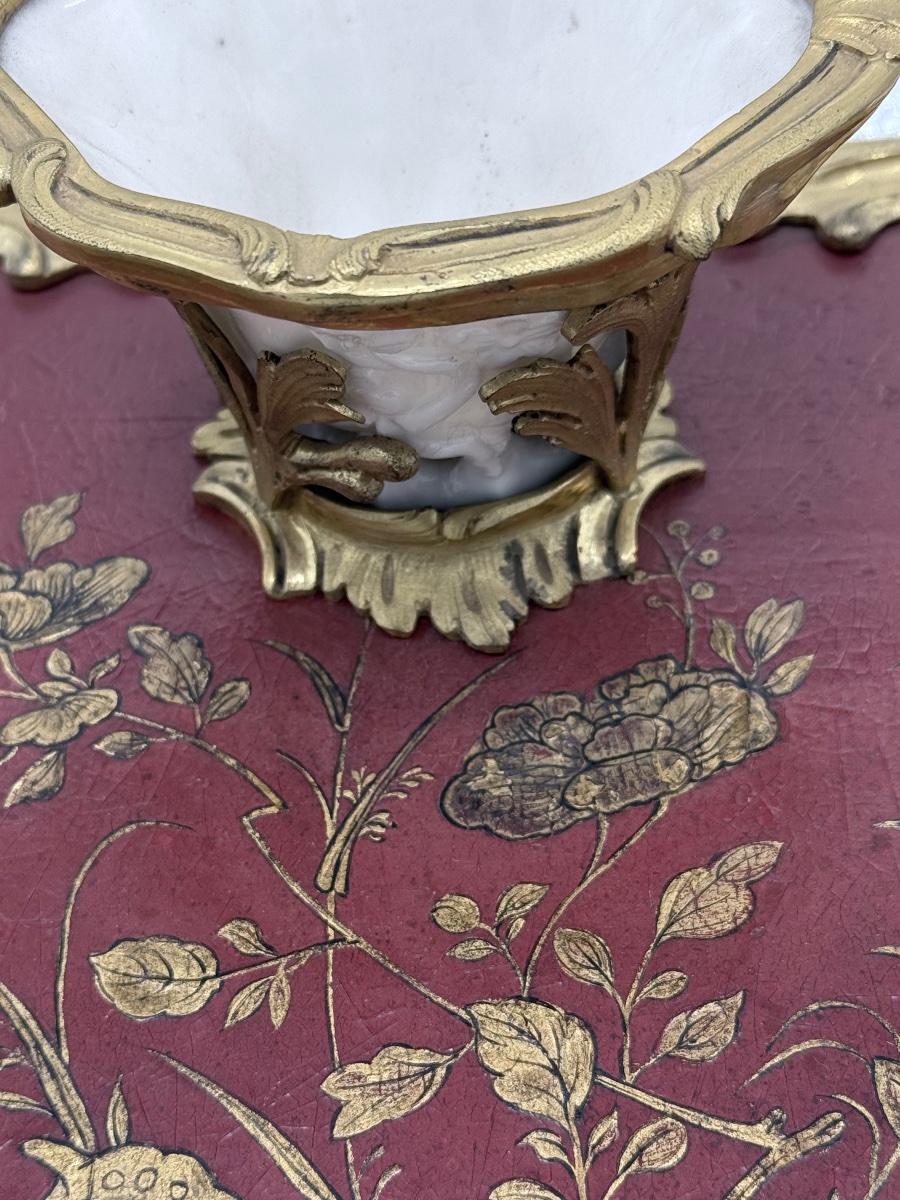 calamaio in bronzo e lacca di cina-photo-1