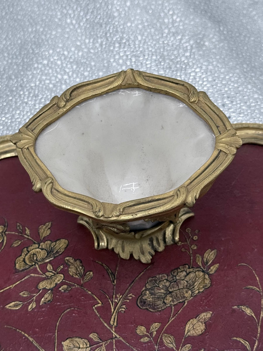 calamaio in bronzo e lacca di cina-photo-5