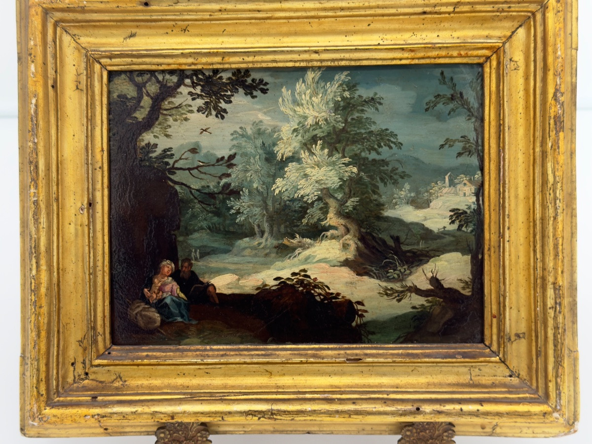 DIPINTO OLIO SU RAME-photo-2