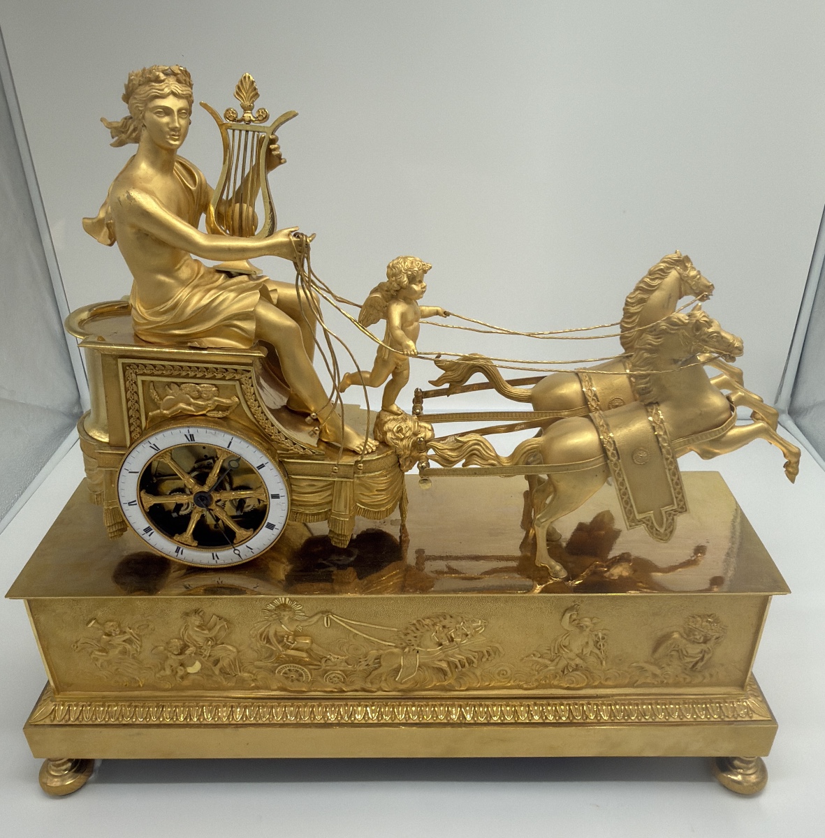 orologio da tavola il carro di apollo