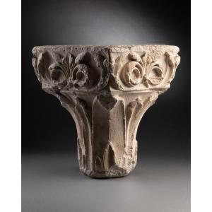 19th Century Plaster Capital