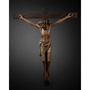 Gothic Christ On The Cross - France, 15th Century