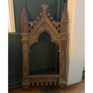 Pair Of Neo-gothic Iron Frames, France, Circa 1900