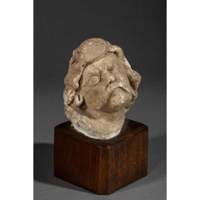 Head Of Soldier Renaissance In Limestone XVI