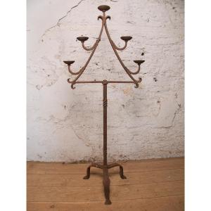 Wrought Iron Candle Holder