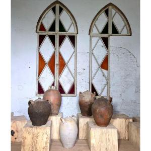 5 Large Borne Sandstone Jars