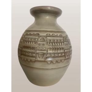 Marius Bessone Vallauris Ball Vase