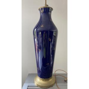 Large Sevres Lamp Base