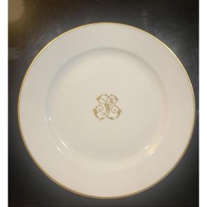 8 Dessert Plates, Manufacture Nationale De Sèvres, 19th Century 