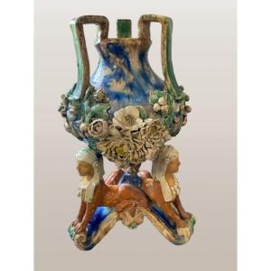 Vase From The Tours School 1850