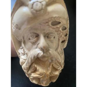 Meerschaum Pipe Sultan With Turban