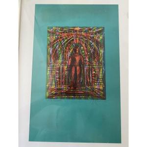 Lithograph By Jean Carzou, *the Buddha*, 144/250