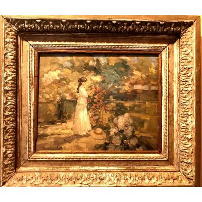 Young Girl In The Garden / Jacques Muller