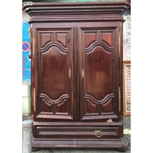 Bordeaux Mahogany Cabinet - Louis XIV - 18th Century - Bordeaux