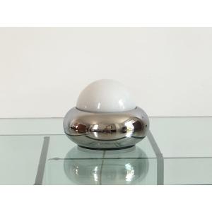 Chrome Ufo Lamp, Model C359, By Luci, Italy, 1970s