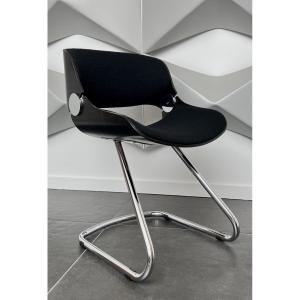 Baumann Arpège Chair Attributed To Etienne Fermigier, France, 1970s