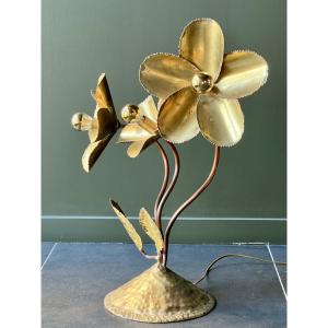 Living Room Lamp "nénuphars" By Maison Honoré Paris, France 1970s.