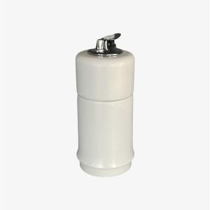 White Ceramic Smoker's Set From Societa Ceramica Revelli In Laveno, Italy Year