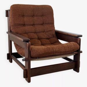 Scandinavian Oak Armchair, 60s