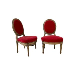 Pair Of Louis XVI Style Chairs - Napoleon III.