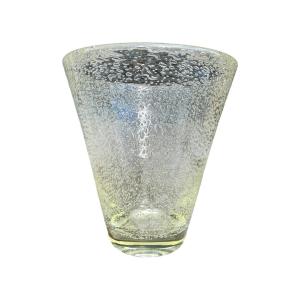 Daum France In Nancy - Important Bubble Glass Vase - Height 27 Cm. 
