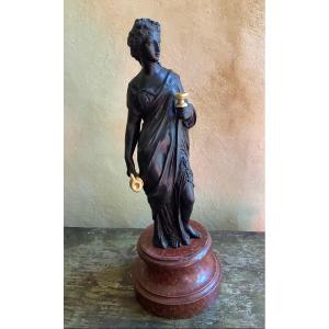 Hébé, Bronze Statuette