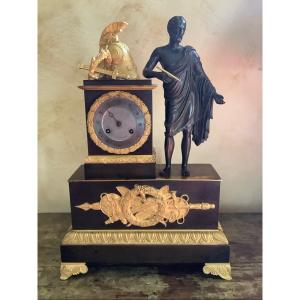 Pendule En Bronze époque Charles X